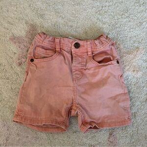 Zara baby boy pink denim short